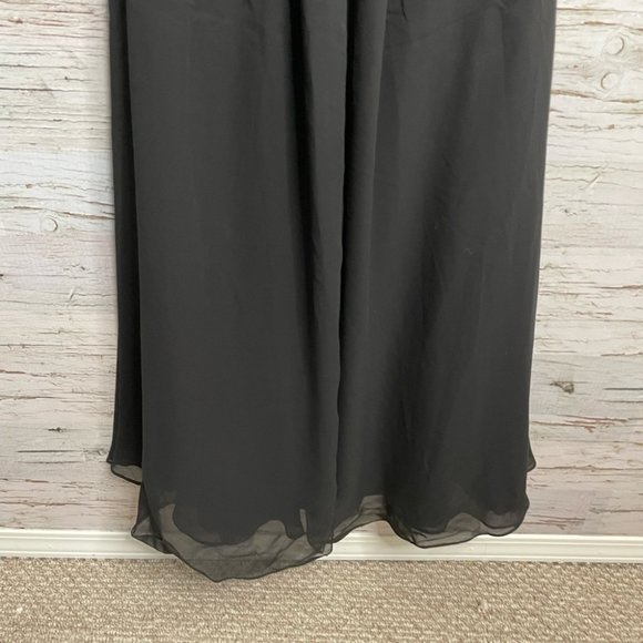 Bari Jay strapless gown maxi dress black size 6 - Picture 2 of 11